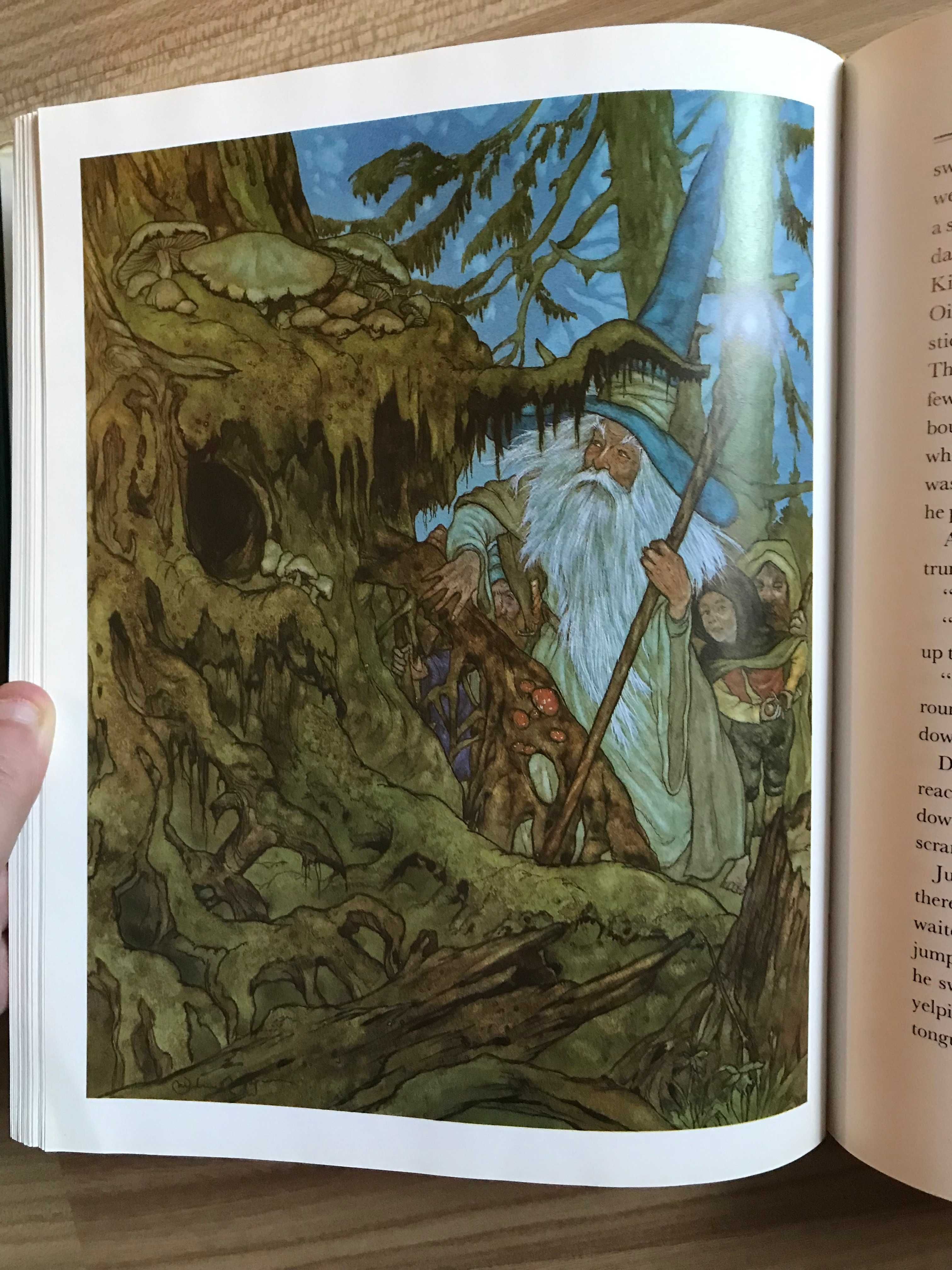 Tolkien Hobbit UK 1987r. Unwin Hyman illustrracje Michael Hague UNIKAT