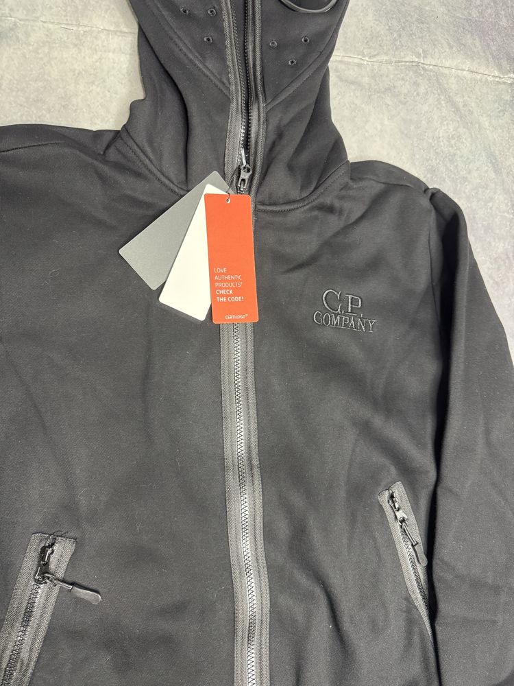 Кофта C.P. Company,Zip C.P. Company ,CP СП Компани, Black White M L XL
