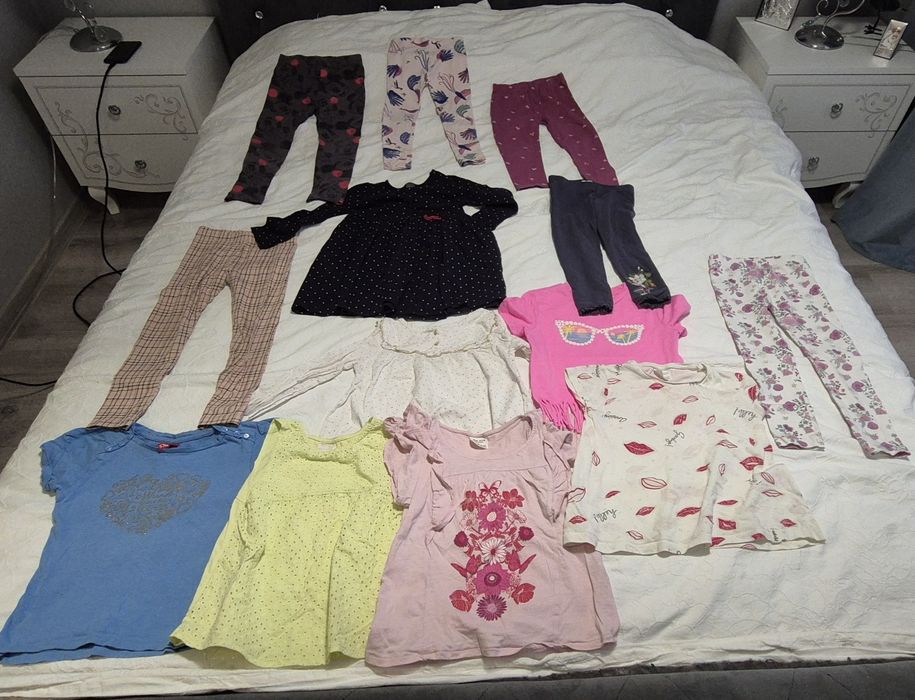 Paka leginsy koszulki h&m zara cool club 110