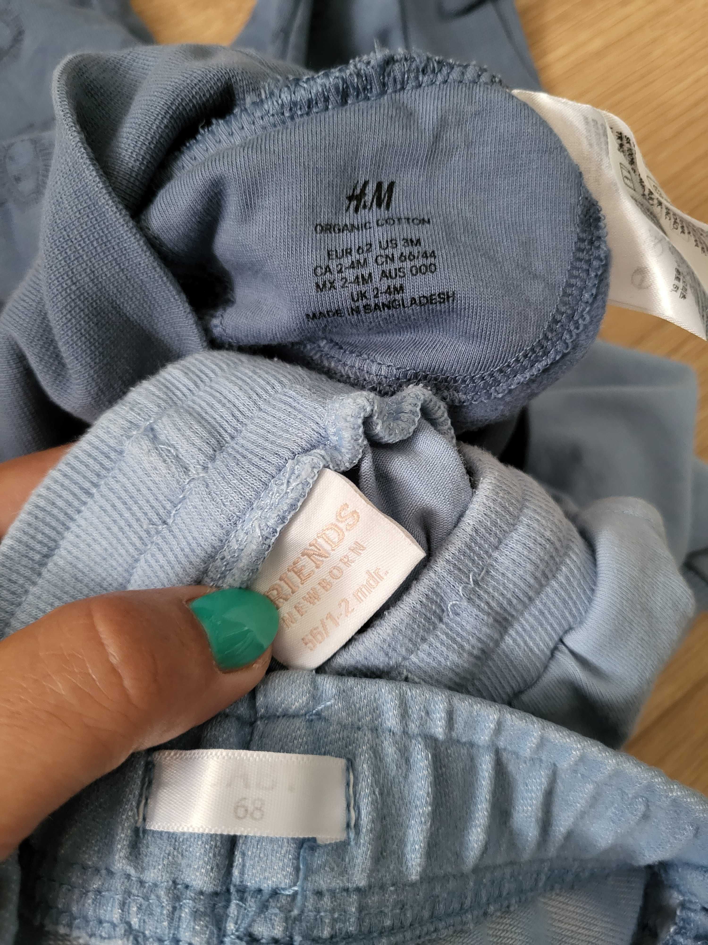 Zestaw ciuszków dla chłopca 5szt. H&m 62  smyk