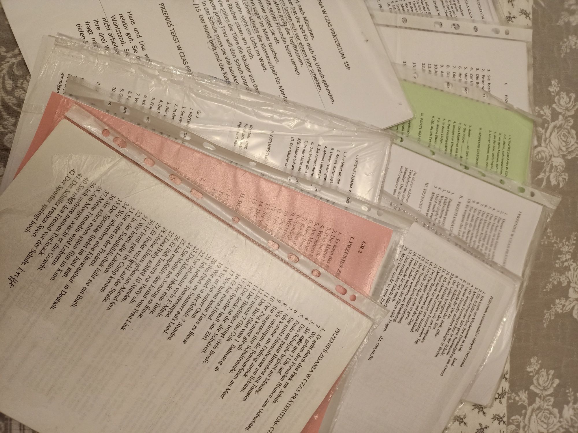 209 testów z czasu niemieckiego Praeteritum,