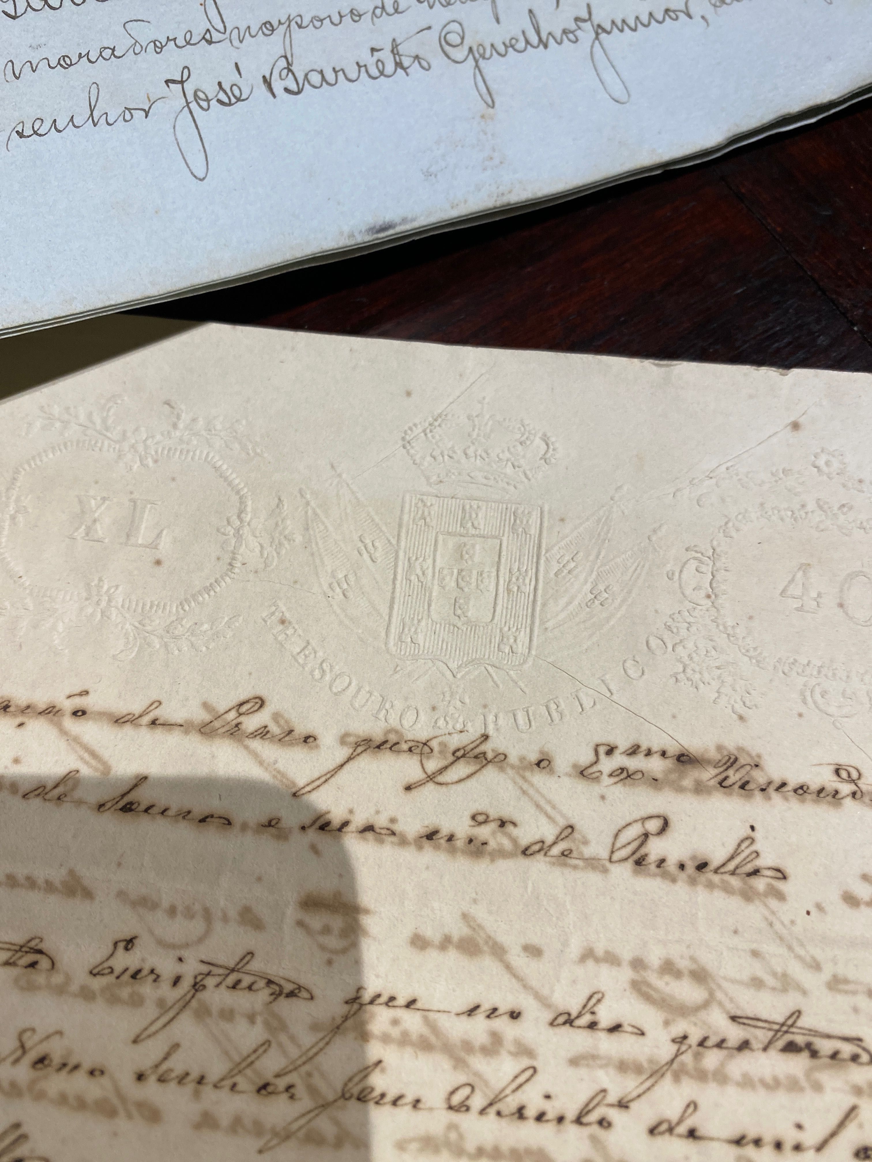 Manuscritos Escrituras Selos Monarquia Condessa Originais