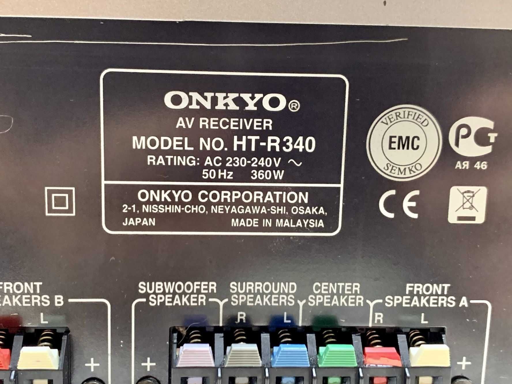 Ресивер ONKYO HT-R340 (Made in Malaysia)