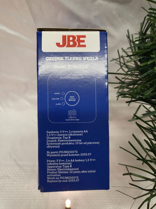 Czujnik tlenku węgla JBE TCS0101A