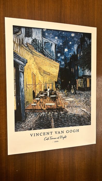 quadro van gogh decoração parede