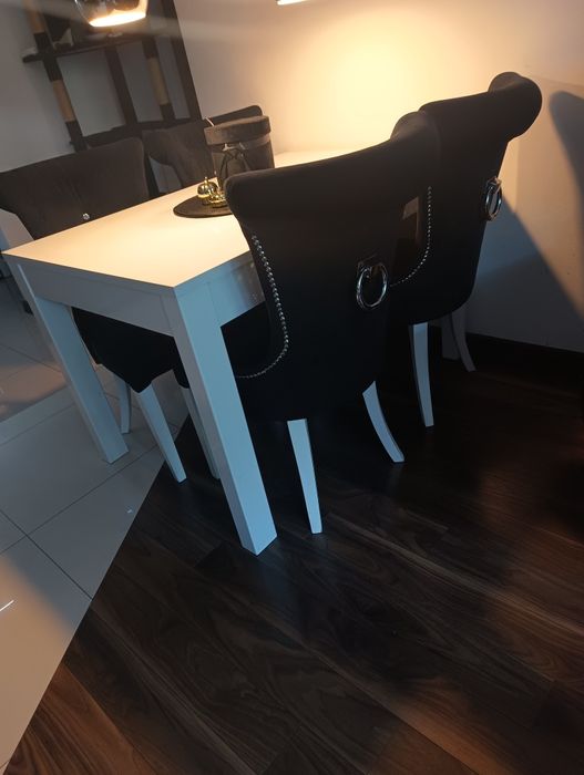 Krzesło Glamour czarne