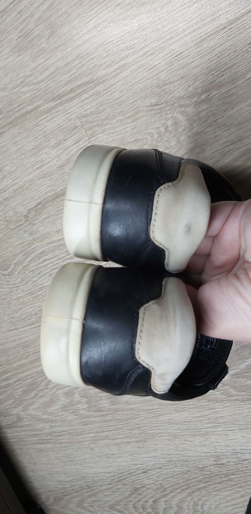 Ecco półbuty buty skóra nat. eu 38 cm 25