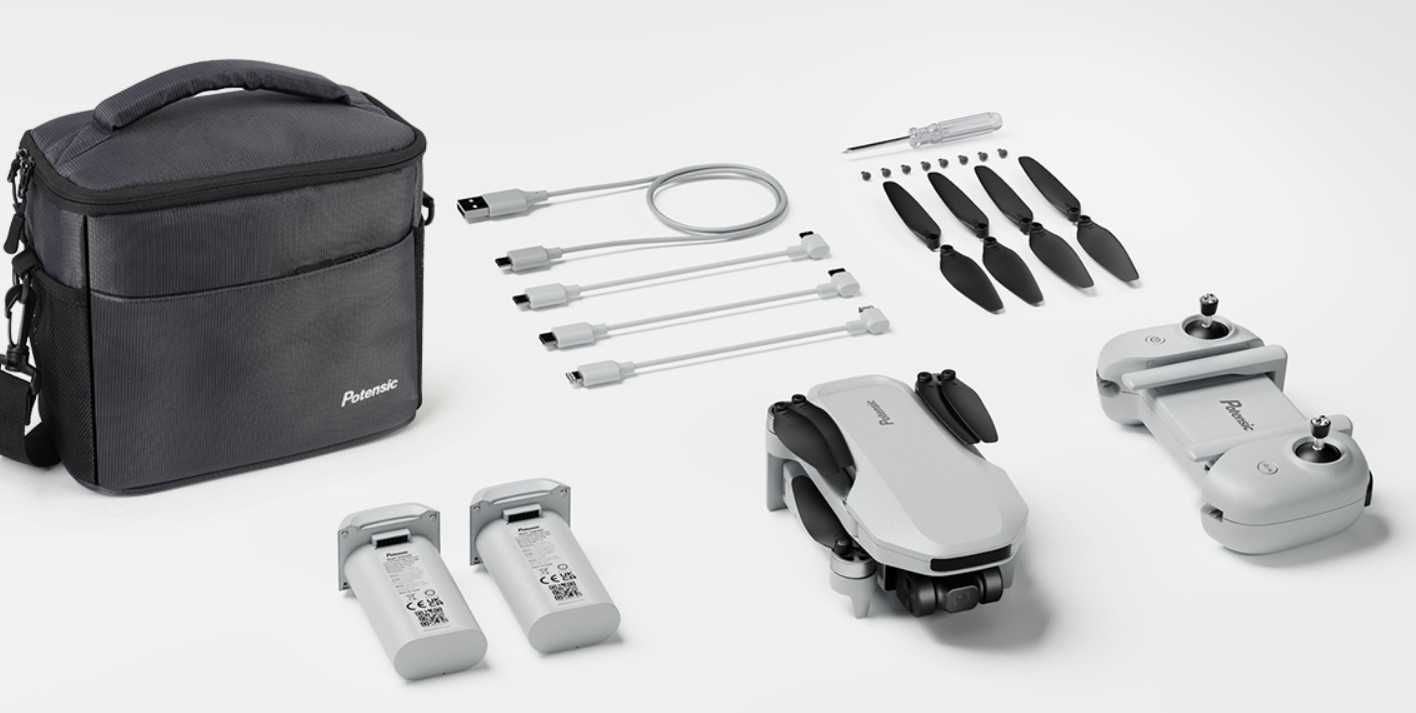 Drone Potensic ATOM SE Combo GPS comprado em Dez 2024 com factura