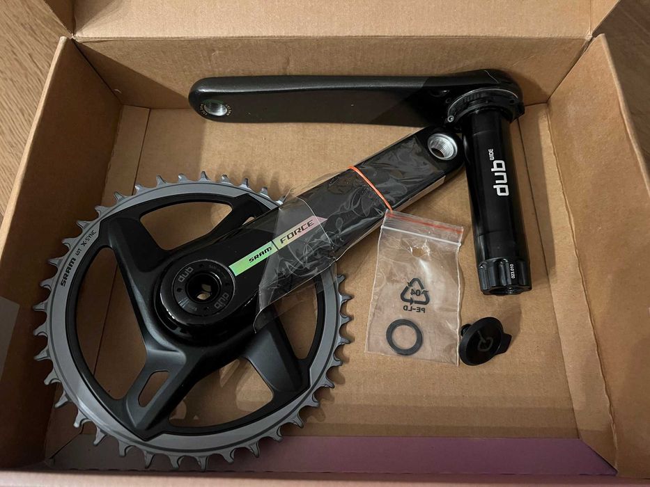 Korba z pomiarem mocy SRAM Force D2 DUB Wide AXS Quarq 172.5mm 40T
