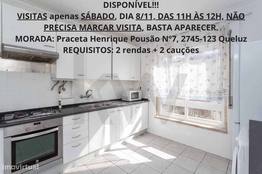 NÃO MOBILADO Apartamento T1 Junto à Estação de Monte Abraão