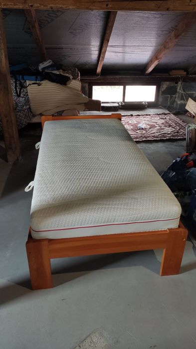 Łóżko z materacem ENYO JANPOL 90x190