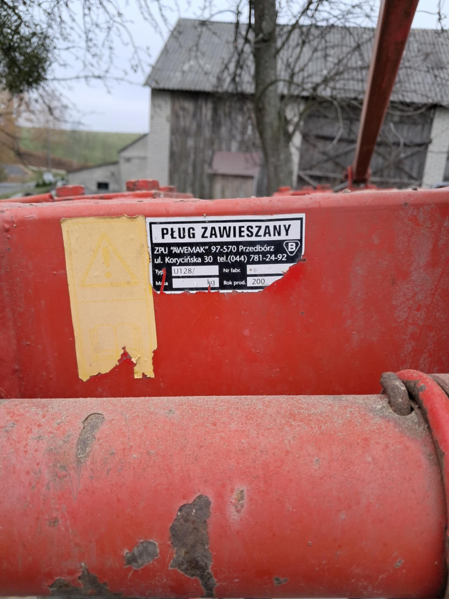 Pług 4 skibowy używany