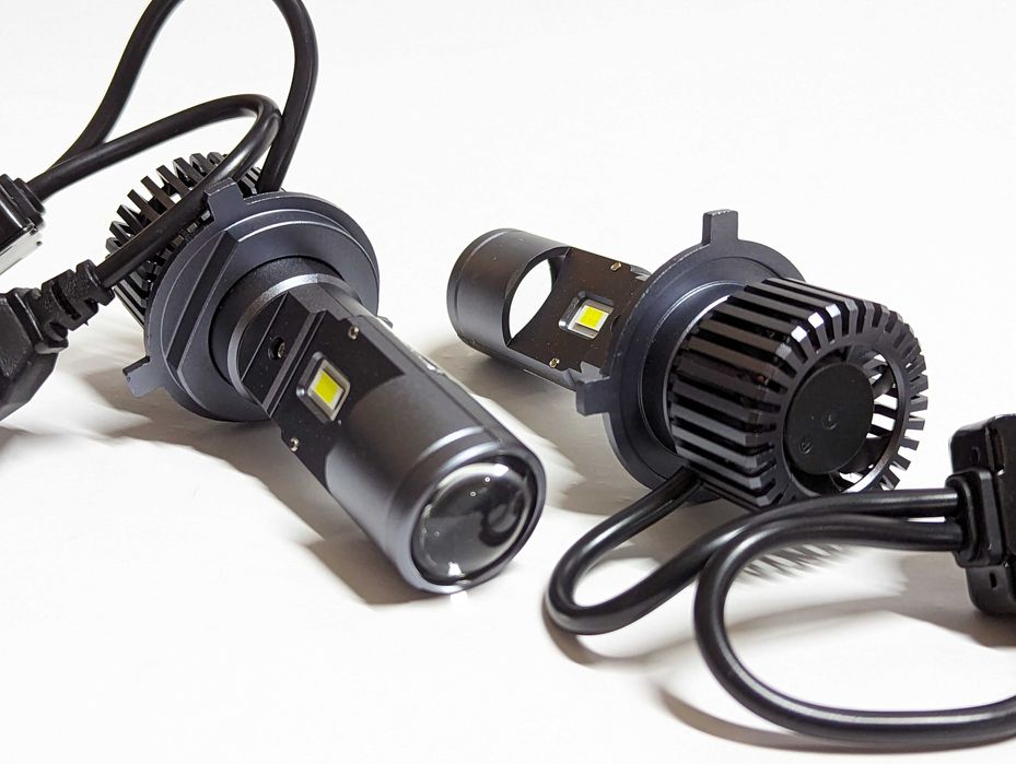 компактная Мини линза Н4, H4 с линзой вольтаж 9-12-24-32V 100 ватт LED