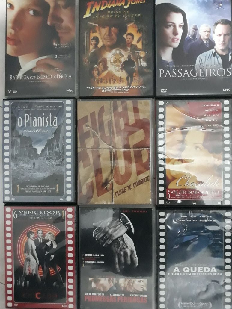 Filmes em DVD variados