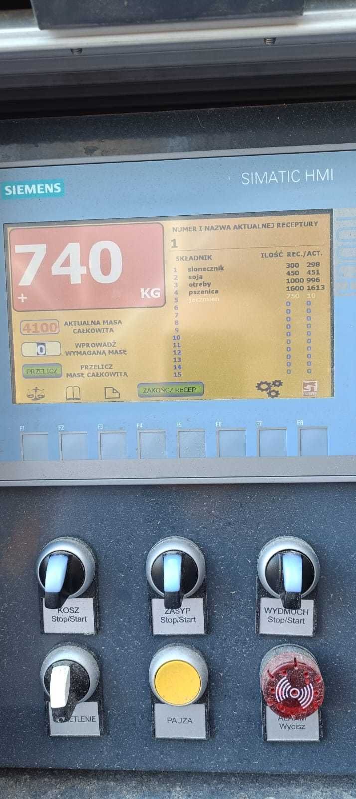 Mobilna mieszalnia pasz 5t WOM