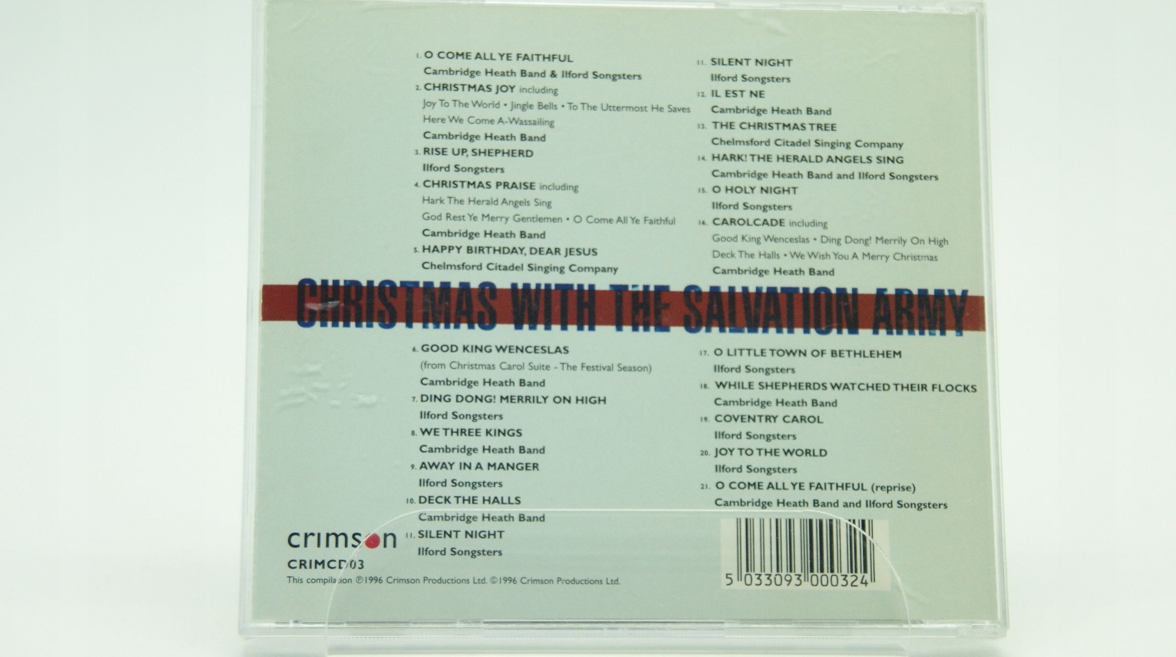 Cd - Various - Christmas With The Salvation Army