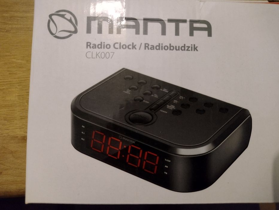 Radiobudzik Manta CLK007