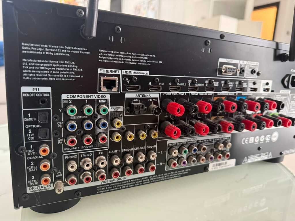 Onkyo TX-NR828 wraz z kolumnami MAYA