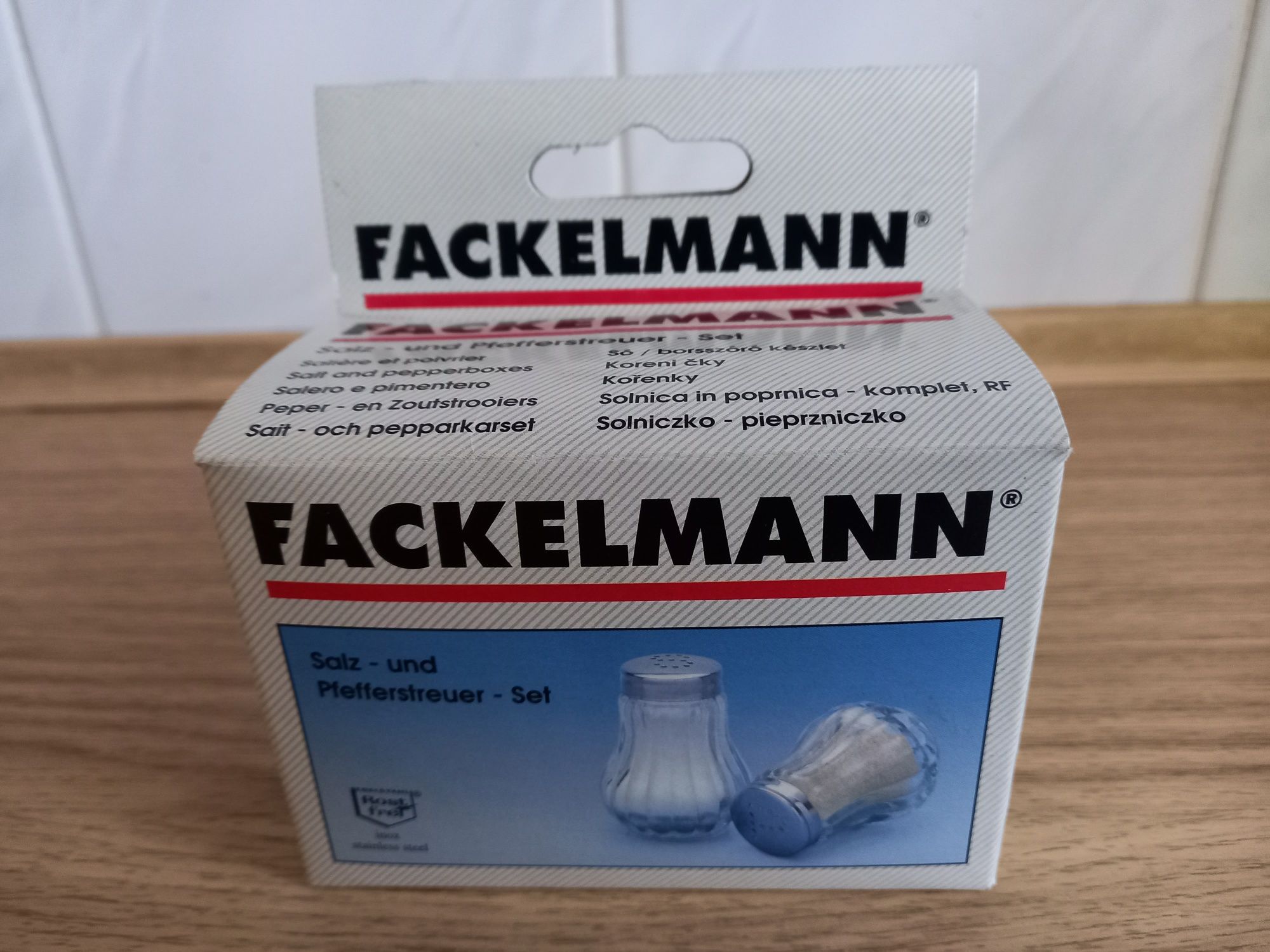 Przyborniki do pieprzu i soli Fackelmann