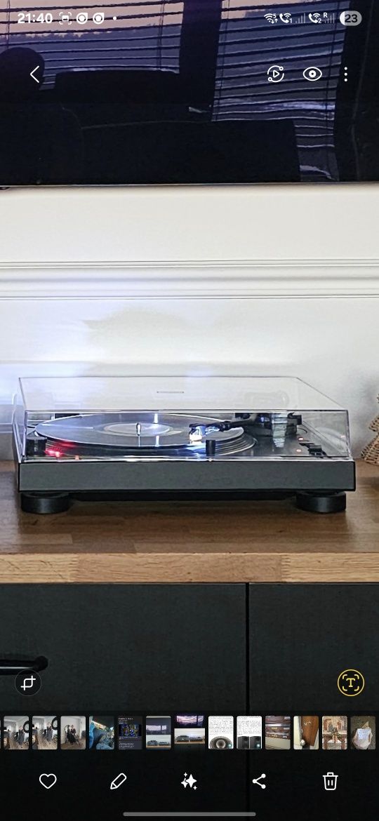 Gramofon Audio-Technica Lp120x usb z AT VMN95E oraz kablem MDPH15