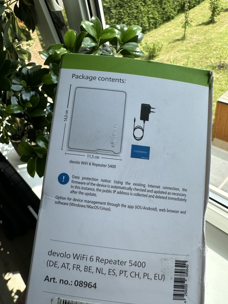Wzmacniacz sygnału Wi-Fi Devolo WiFi 6 5400 WLAN 5400MBit/s Mesh