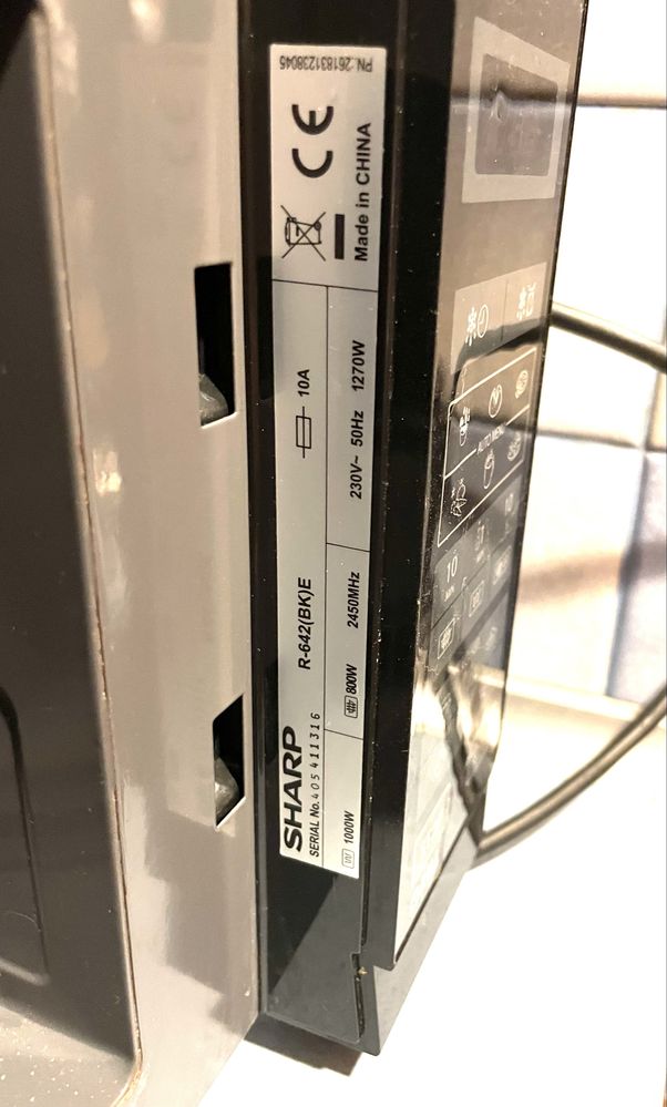 Mikrofala sharp z grillem 800w