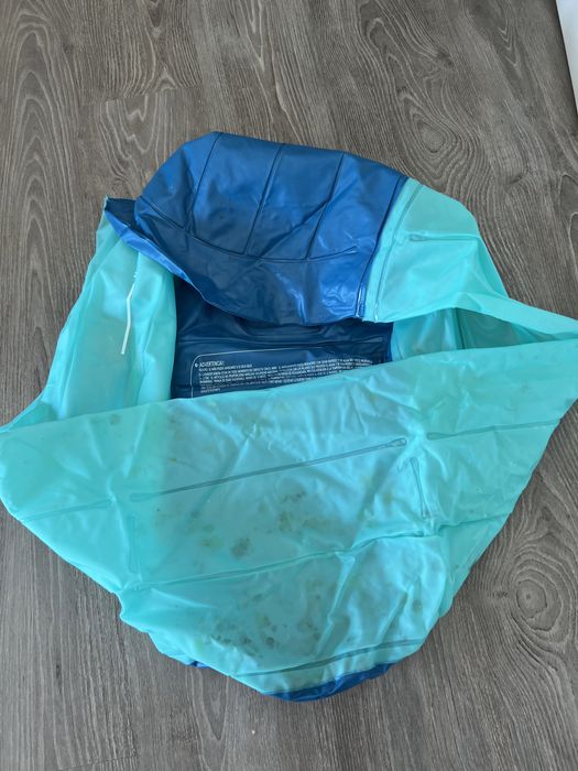Banheira Jané insuflável 3 posições Azul/Laranja