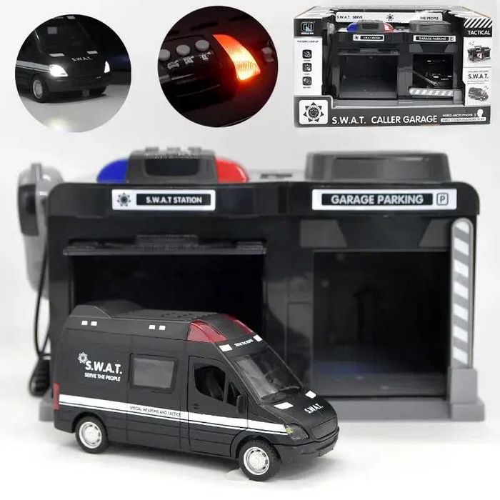 Гараж для машинок Полиция скорая помощь Спецтехника іграшка Паркінг