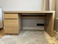 Biurko malm z ikea 140x65