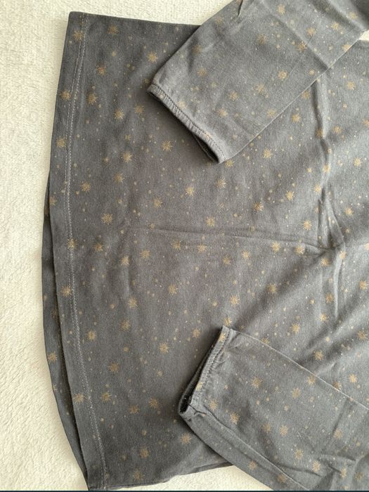 Tape a L’oeil grafitowa bluzeczka w złote gwiazdki r. 140  10 lat