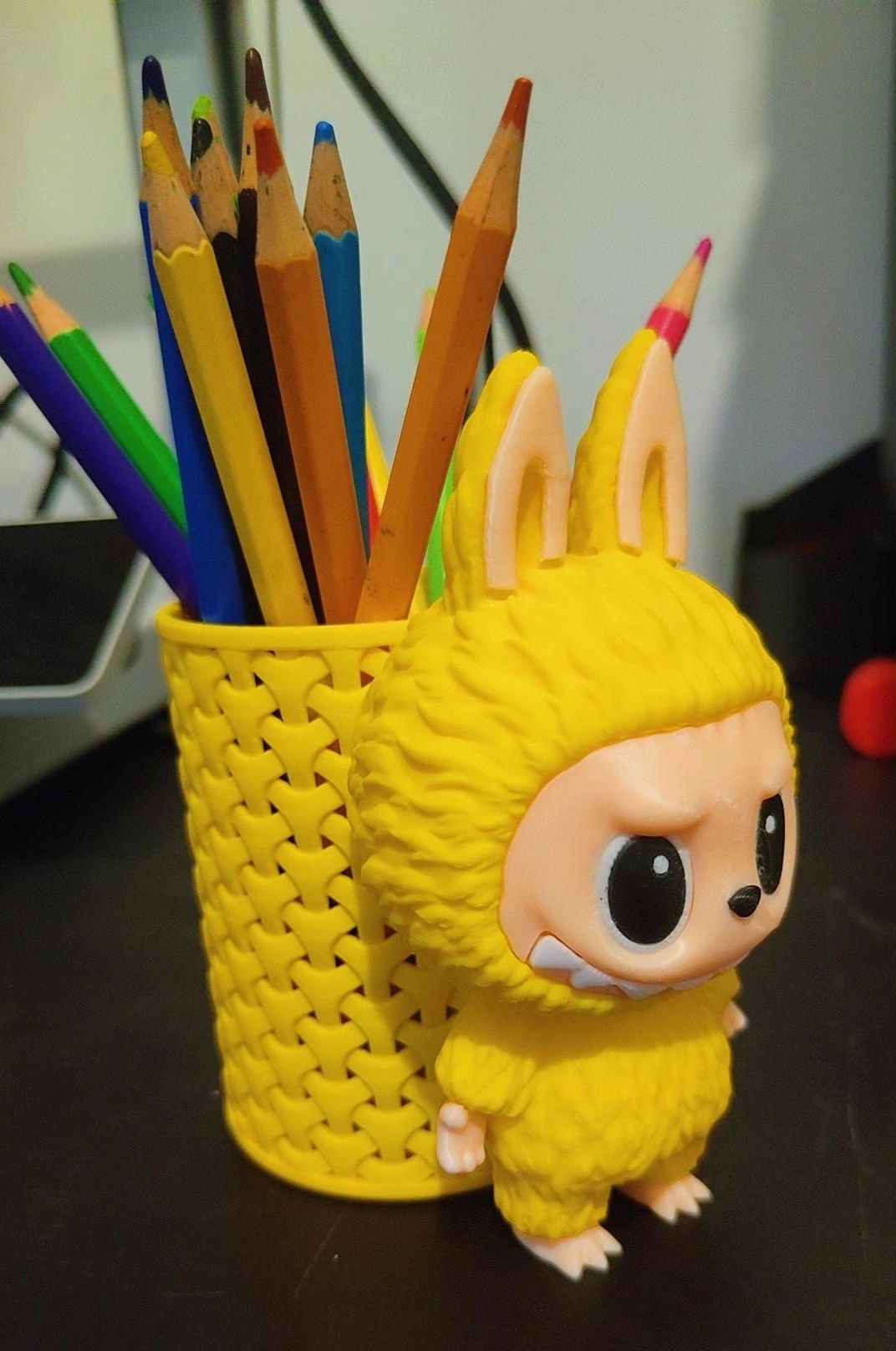 Porta lápis 3D labubu