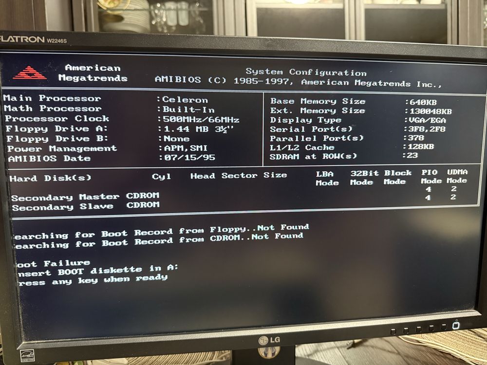 Retro komputer PC | Celeron 500MHz | Kolekcjonerski zestaw