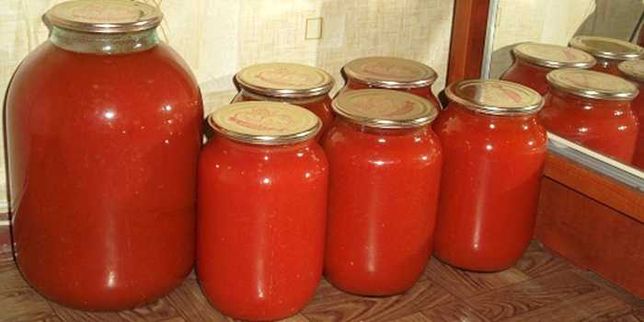 Натуральний томатний сік (томатный сок натуральный)