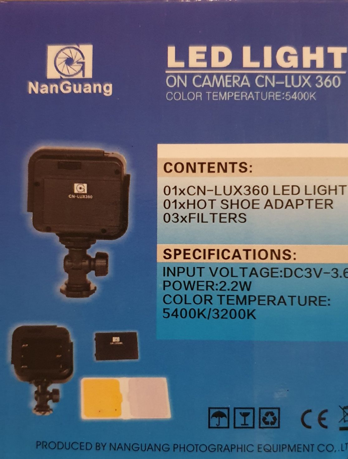 Lampa LED do aparatu lub kamery