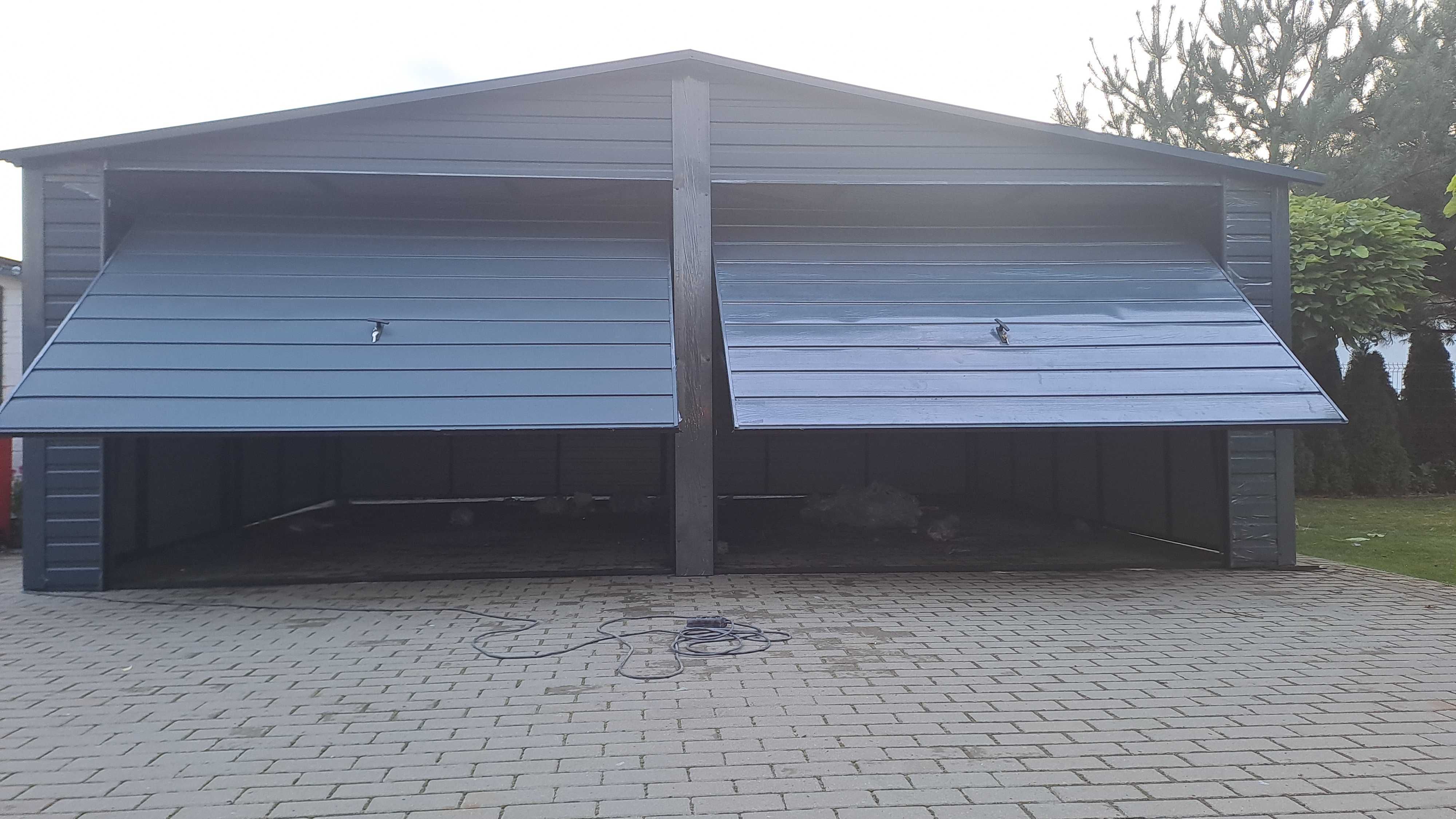 Podwójny Garaż Paleta RAL 6x6 NISKA CENA  + Drzwi w Bramie