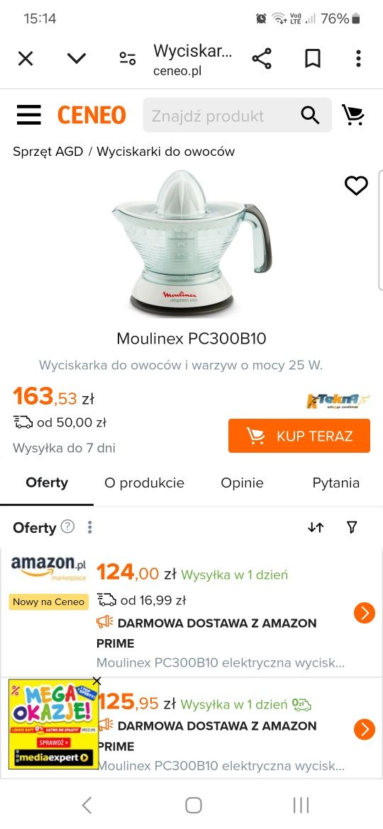 Wyciskarka do cytrusow / Super Stan