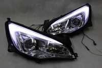 Lampy przednie przód OPEL ASTRA J 09-12 LED BAR NEON Dzienne DRL IGŁA