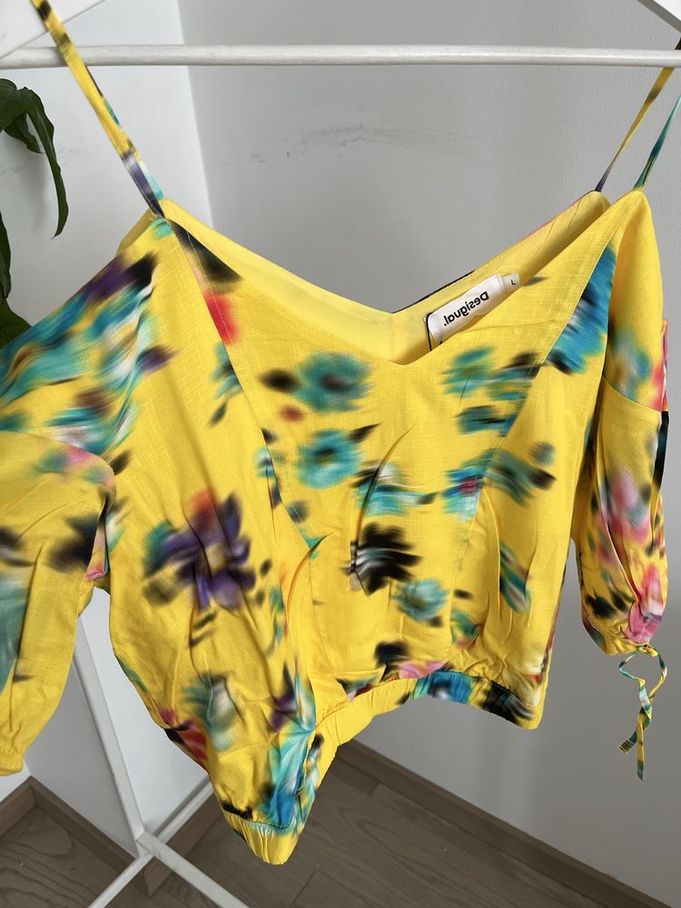BLUZKA crop top Desiqual nowa z metką rozmiar L