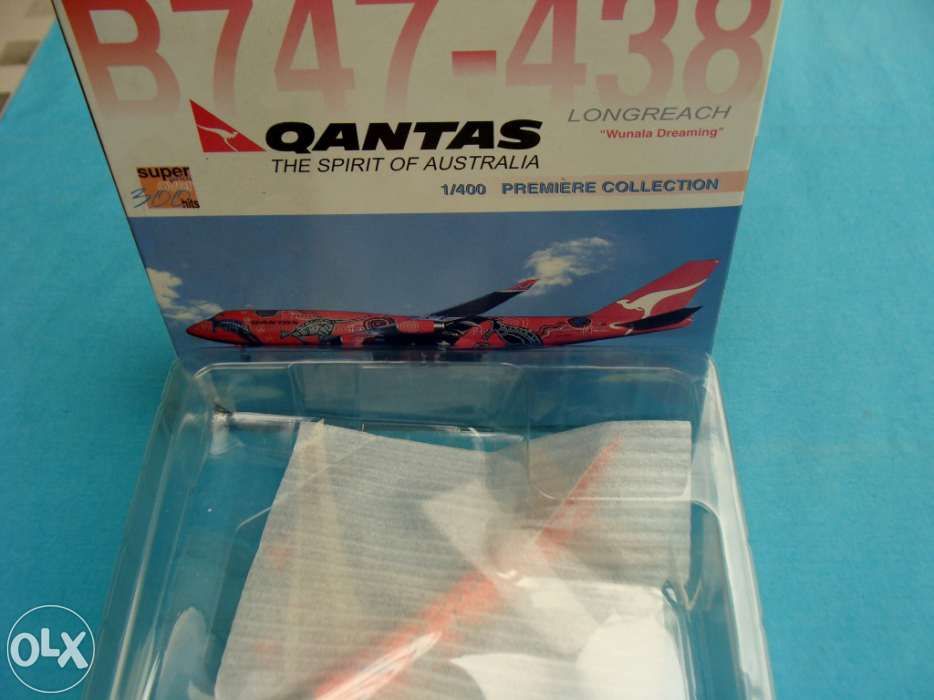 Avião Boeing 747-400 Qantas Wunala Dreaming