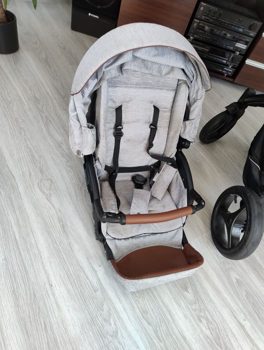 Wózek Bebetto Luca 3w1 gondola/spacerówka/ fotelik recaro isofix