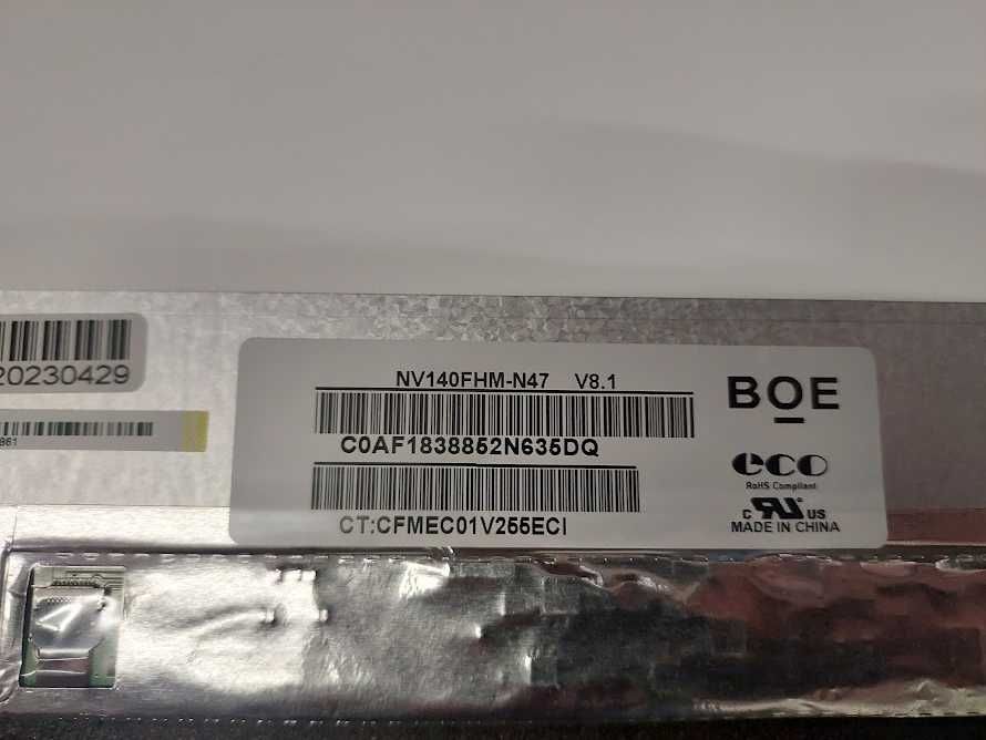 Матрица 14.0 NV140FHM-N47 (1920x1080, 30pin(eDP, IPS), (ушки снизу)