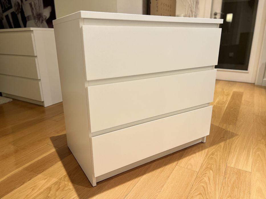 Cómoda MALM IKEA de 3 gavetas