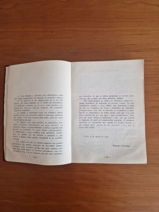 Dicionário Português Latino, Francisco Torrinha