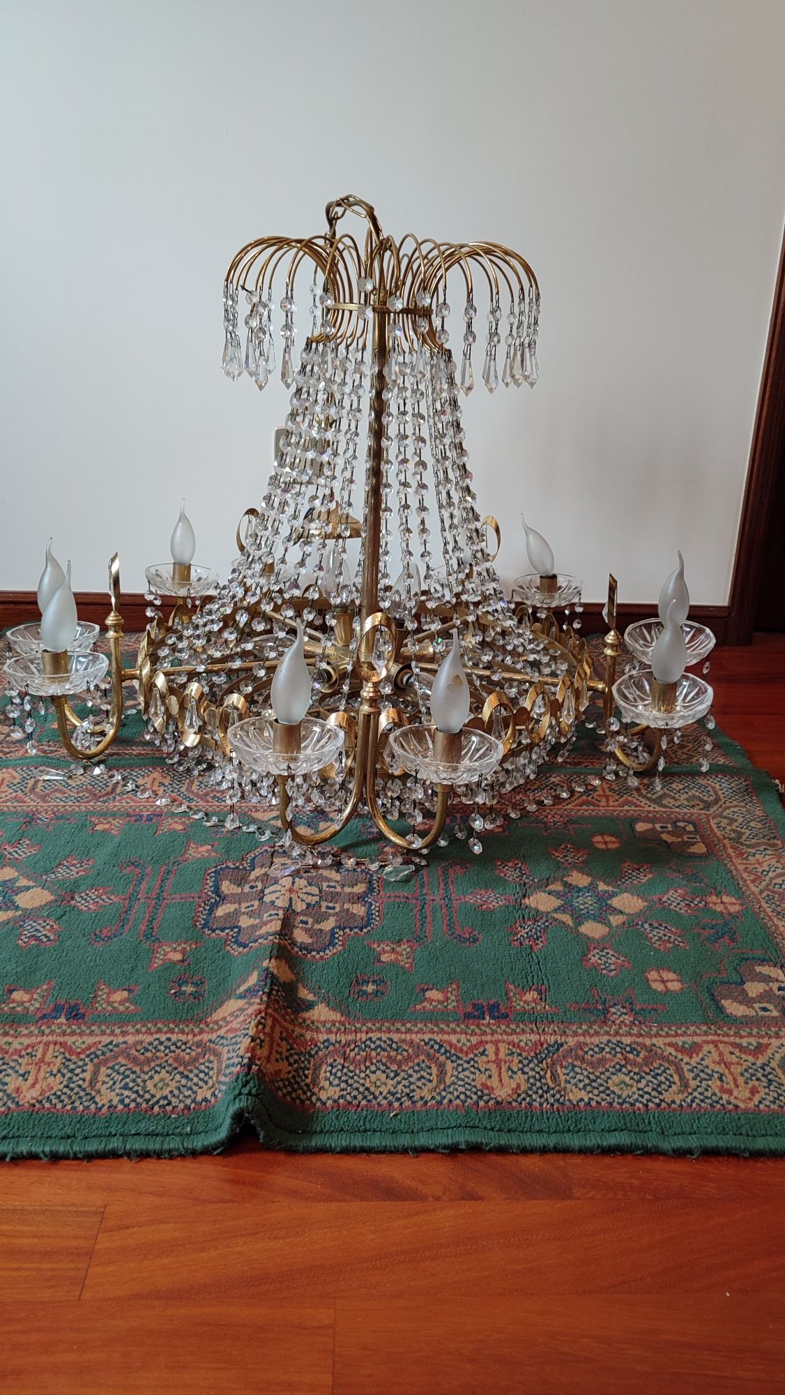 Vendo candeeiro/candelabro de cristal