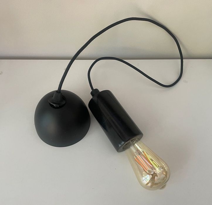Lampa Markforst / Lunnom Ikea z żarówką LED