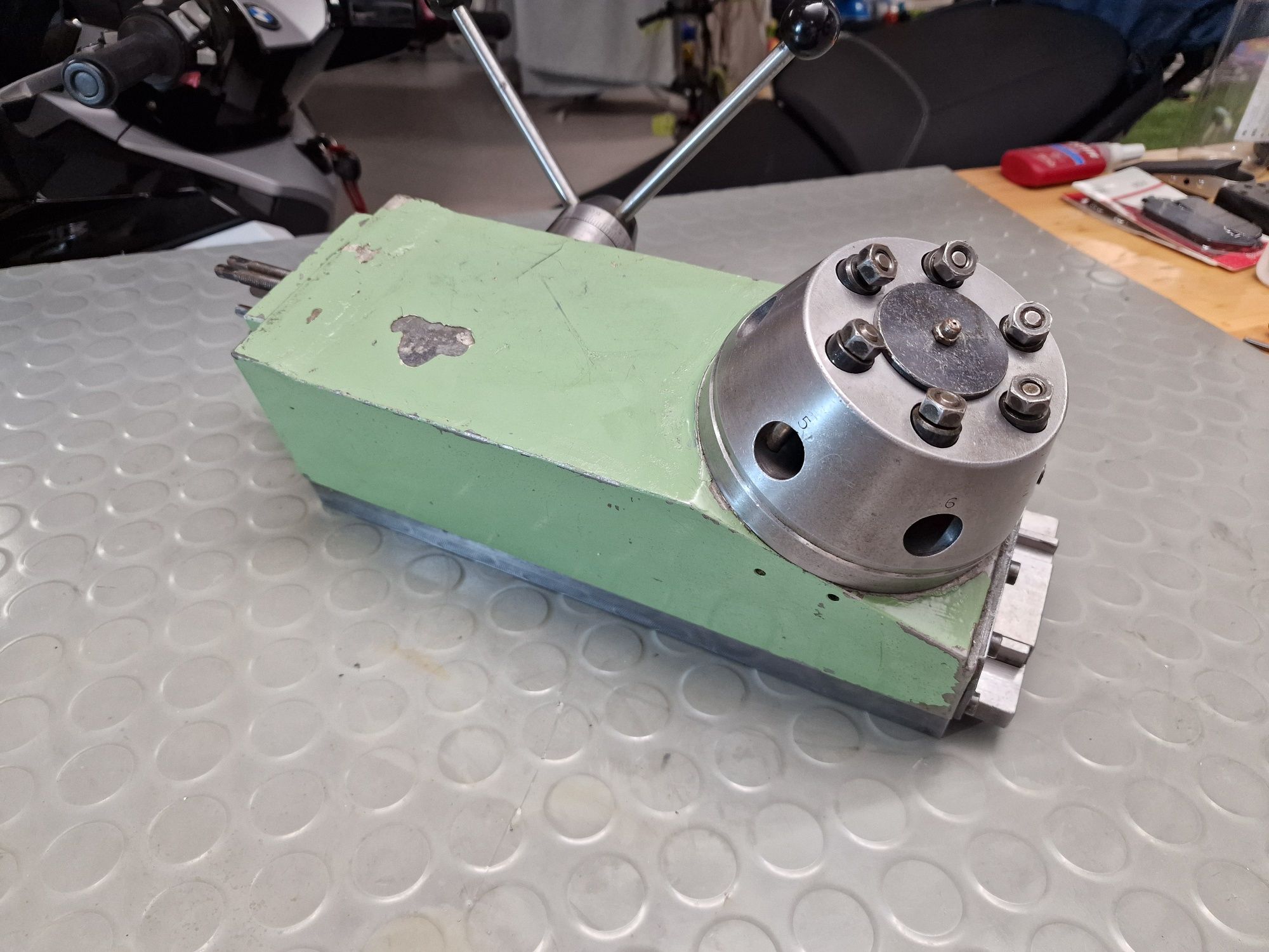 Schaublin 102 Torreta revolver Torno Mecânico