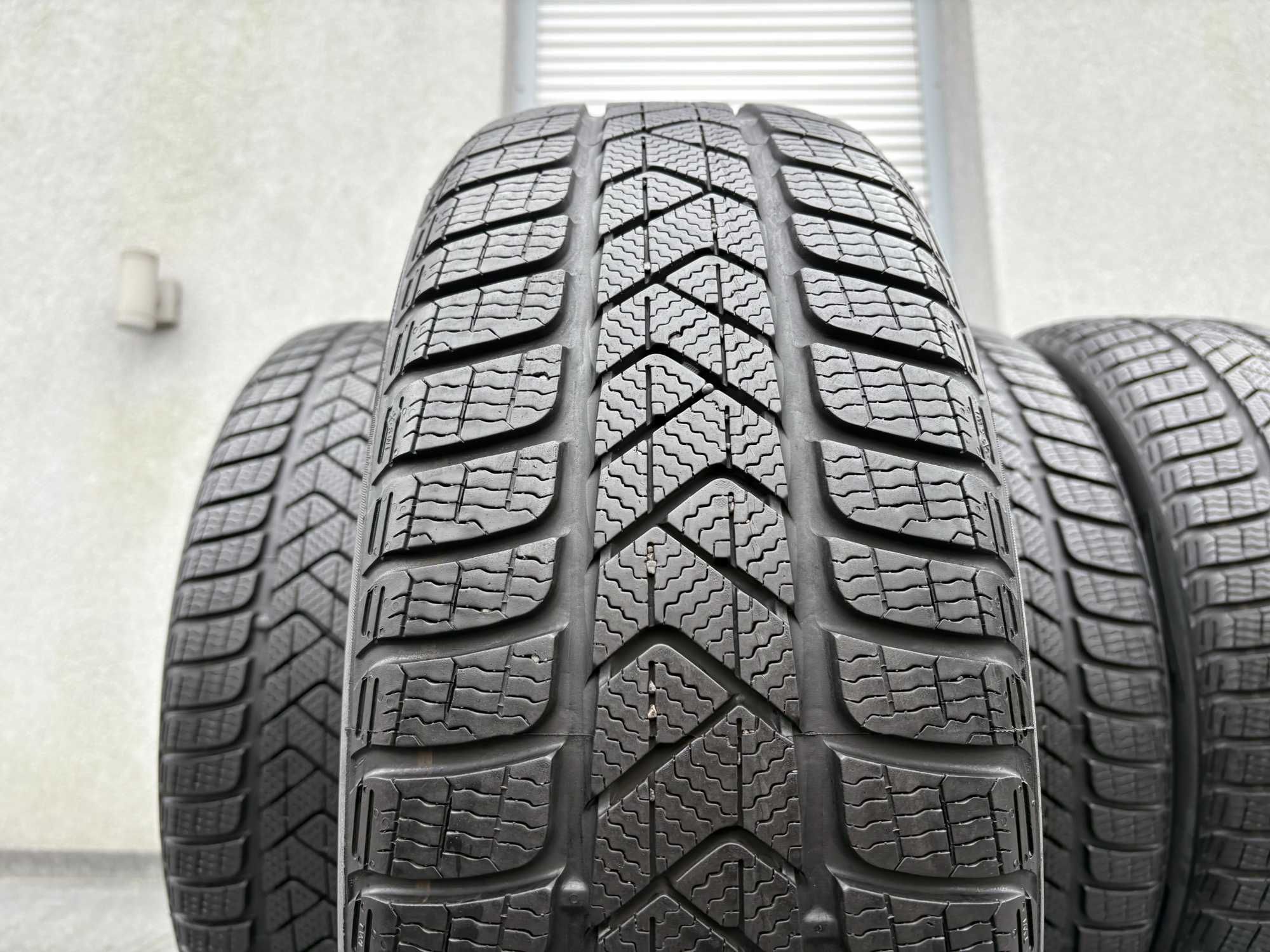 4szt zimowe 215/55R17 Pirelli 7,4mm 2020r świetny stan! LZL14 gwarancj