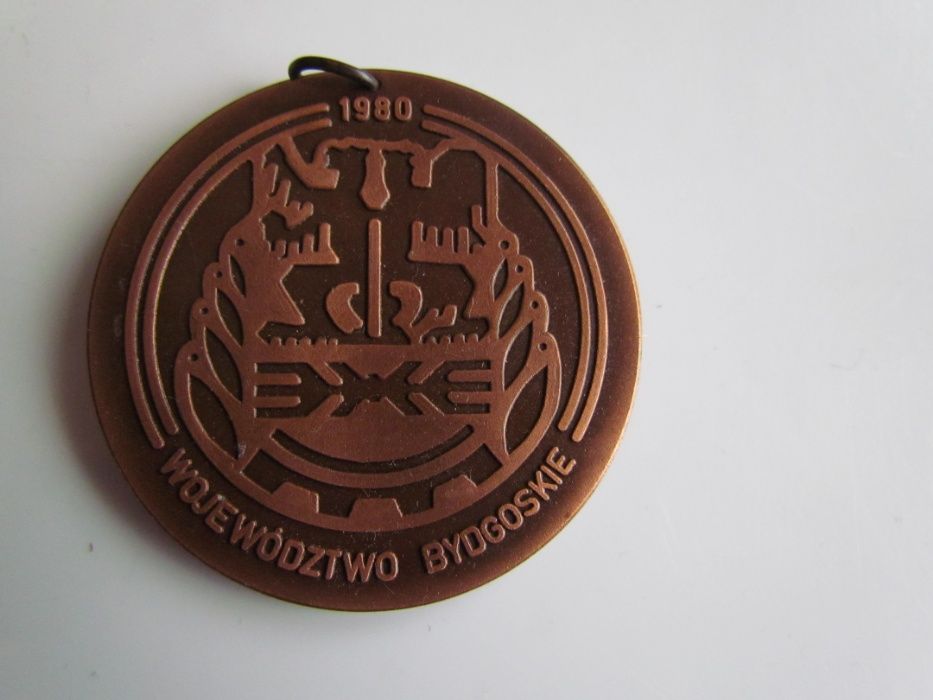Medal plakieta Bydgoszcz Wojewódzka Spartakiada Dzieci i Młodzieży Brą