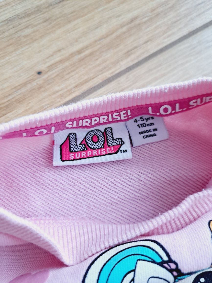 Primark L.O.L. Surprise bluza dresowa różowa dziewczęca rozmiar 110 cm
