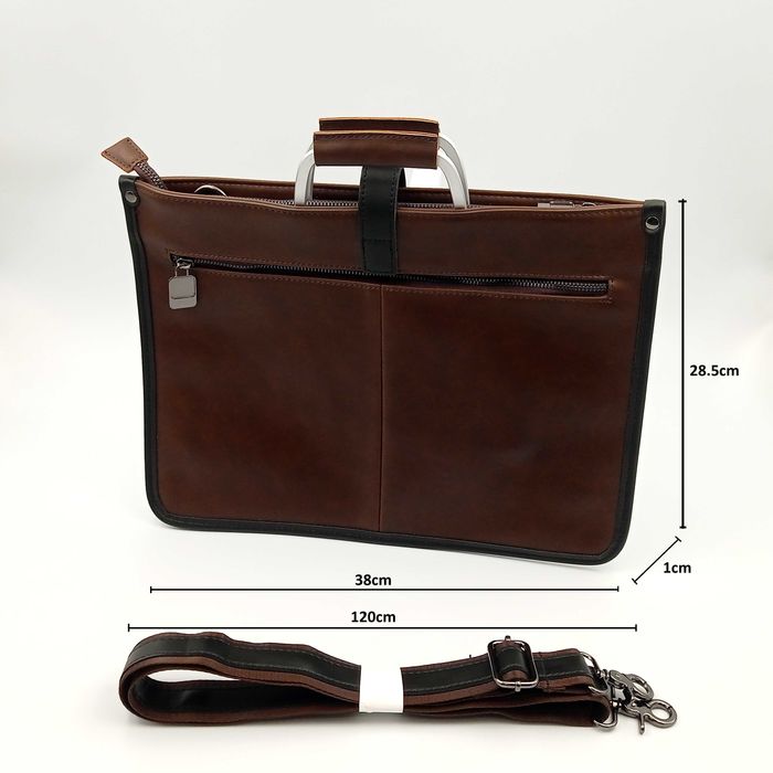 Teczka aktówka torba biznesowa skórzana na ramie c